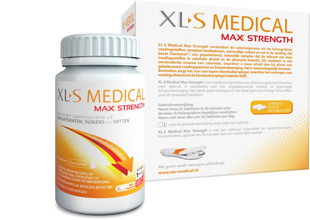 XLS Medical Maximum Strength 120 Comprimés