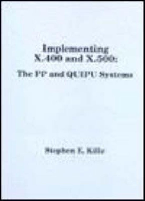 Implementing X400 and X500 - cover