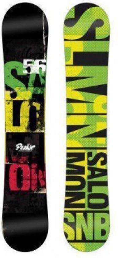 salomon pulse + rhythm yellow snowboardset-156 - 156 | bol