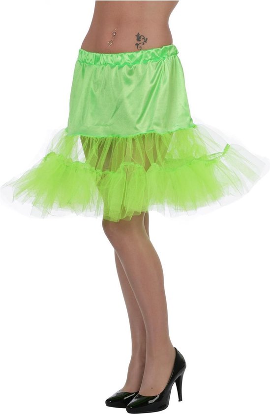 Petticoat neon groen lang Maat 38 | bol.com