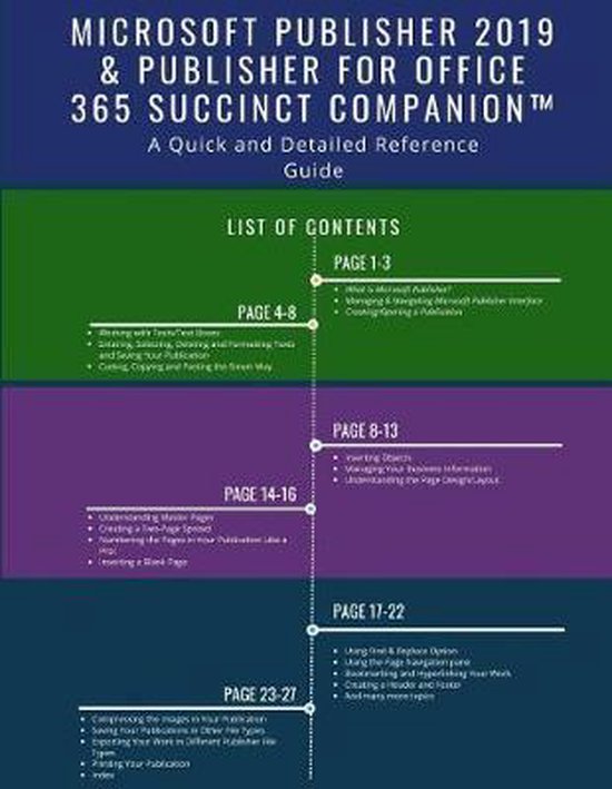 Microsoft Publisher 2019 & Publisher for Office 365 Succinct Companion