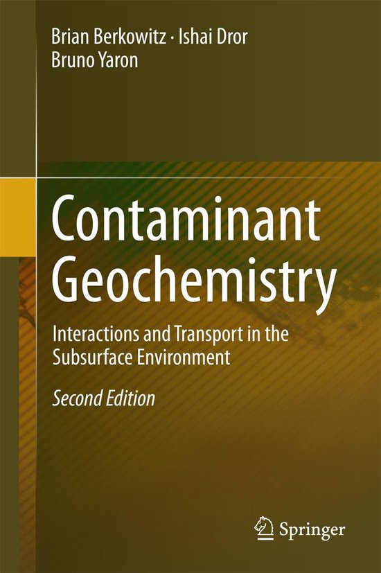 Earth and Environmental Science (R0) - Contaminant Geochemis ... - cover