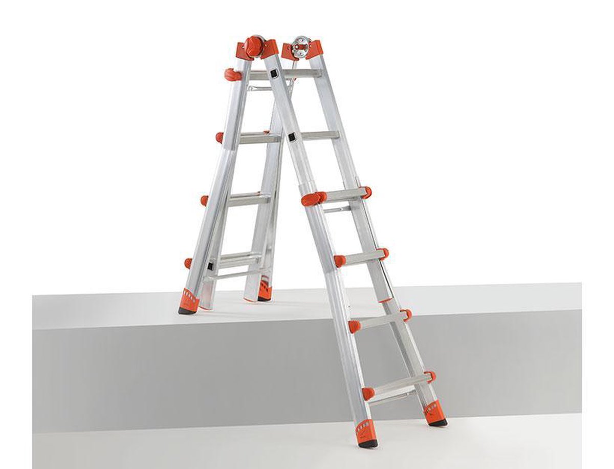 Professionele telescopische ladder Goliath max. 3,78 m - model LTD4X4