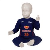 Fun2Wear Formula One (Formule 1) baby/kleuter/kinder/tienerpyjama Navy - Maat 86