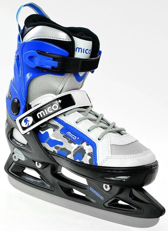 2in1 Schaatsen en Inline Skates - MICO RIDER II - Blauw - Maat 40-43 (Skate/ Schaats Combo) | bol.com