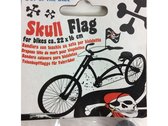 Fietsvlag | Bikeflag | Skull | Doodskop | Piraat | Zwart