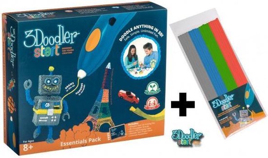 3Doodler Start - Knutselpakket + extra navulling | bol