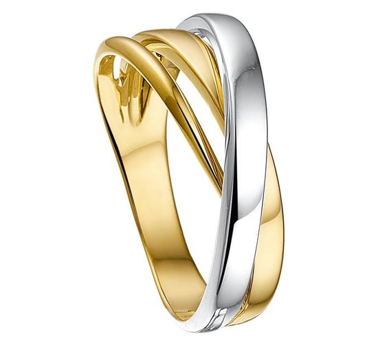 The Jewelry Collection Ring - Bicolor Goud (14 Krt.)