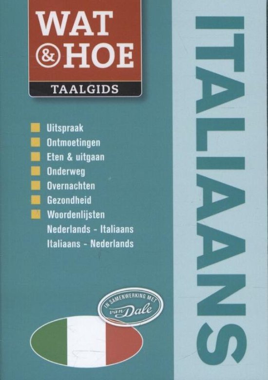 Cover van het boek 'Wat & Hoe taalgids Italiaans'