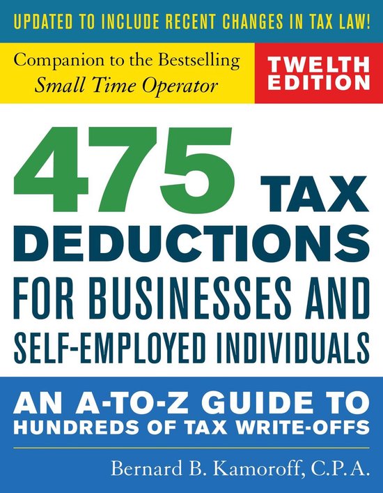 475 Tax Deductions for Businesses and Self-Employed Individu ... - cover