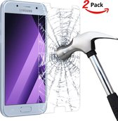 - 2 pack Galaxy A3 2017 Premium Screenprotector / Glazen tempered glass  (0.3mm)