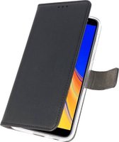 Wallet Cases Hoesje voor Galaxy J4 Plus Zwart