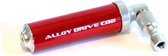 Lezyne Alloy Drive Co2 Head - Kopstuk - Co2 fietspomp - Aluminium - Voor schrader en presta ventielen - Rood