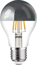 LEDmaxx led Kopspiegellamp Zilver E27 6W 2200K 525lm Ø6x10.5cm