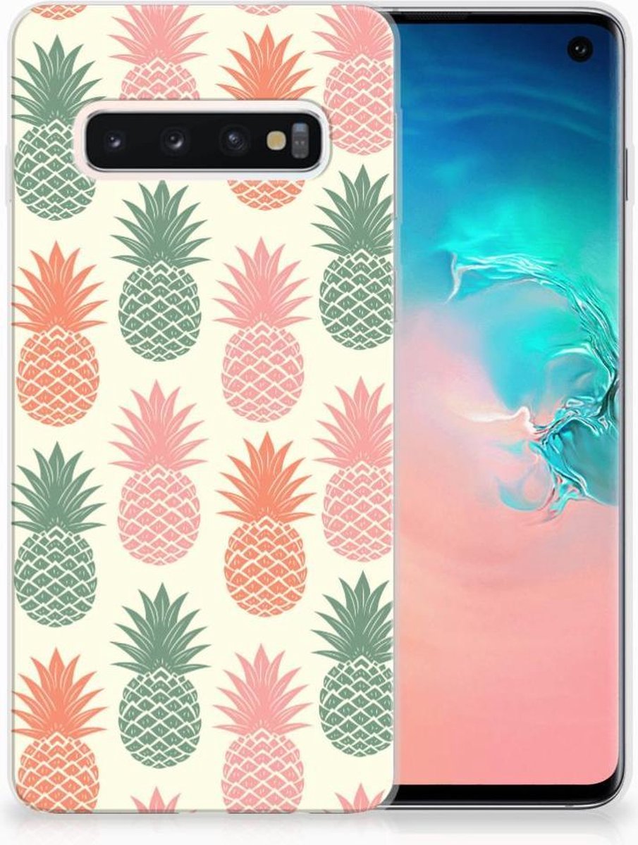 Samsung Galaxy S10 Siliconen Case Ananas