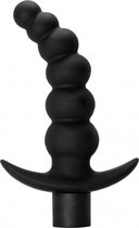 Lola Toys - SpiceItUp! - Ecstasy - Vibrerende Buttplug met Kralen - 7 functies - Anaal Beads Kralen Ketting - Prostaat Stimulatie - P-Spot - Unisex - 14cm x 3.3cm - Zwart