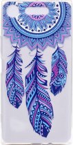 Shop4 - Sony Xperia XZ1 Compact Hoesje - Zachte Back Case Dromenvanger Kleurrijke Transparant