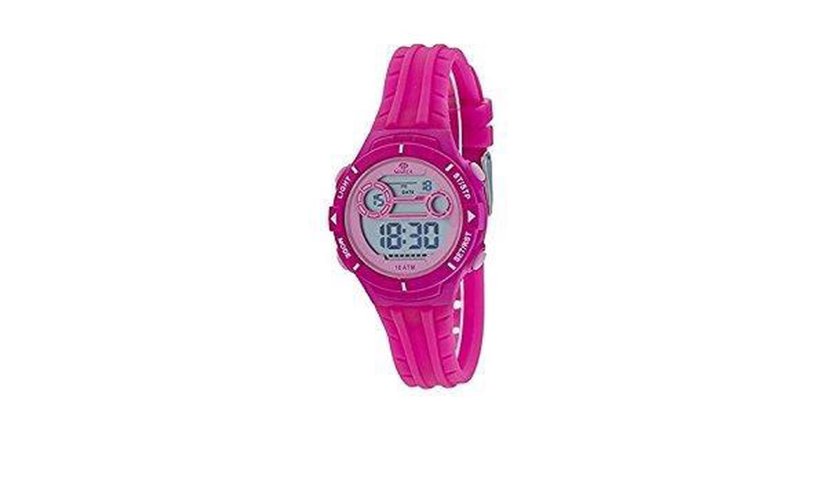 Marea B25155-1 digitaal horloge 34 mm 100 meter roze
