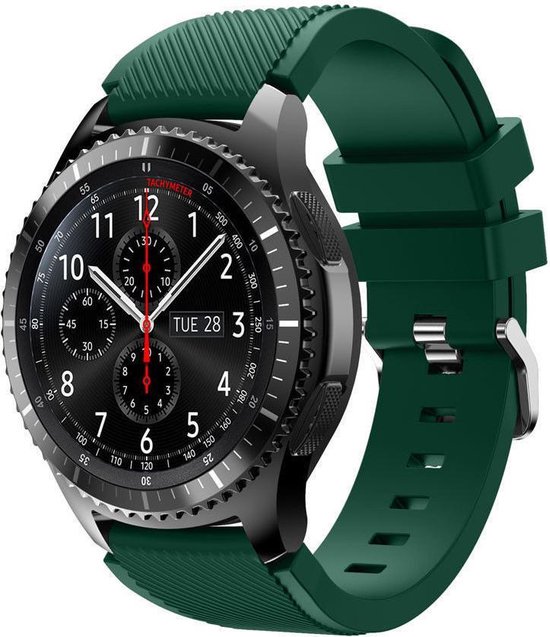 DrPhone Siliconen bandje Samsung Galaxy Watch 46mm Galaxy Gear S3 Frontier Classic. bol