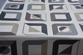 Luxe Stof Bedrukt Tafelzeil – Tafelkleed – Tafellaken – Afwasbaar – Duurzaam – 140 x 220 cm – Vierkantjes