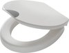 Tiger Comfort Care - WC bril - Toiletbril Softclose - Toiletverhoger 5 cm - Duroplast Wit