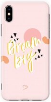 Fashionthings Dream big iPhone X/XS Hoesje / Cover - Eco-friendly - Softcase