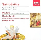Saint-Saëns: Symphony No. 3 "Organ"; Carnival of the Animals; Poulenc: Les Animaux modèles
