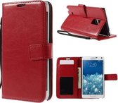 Cyclone wallet hoesje Samsung Galaxy Note Edge rood