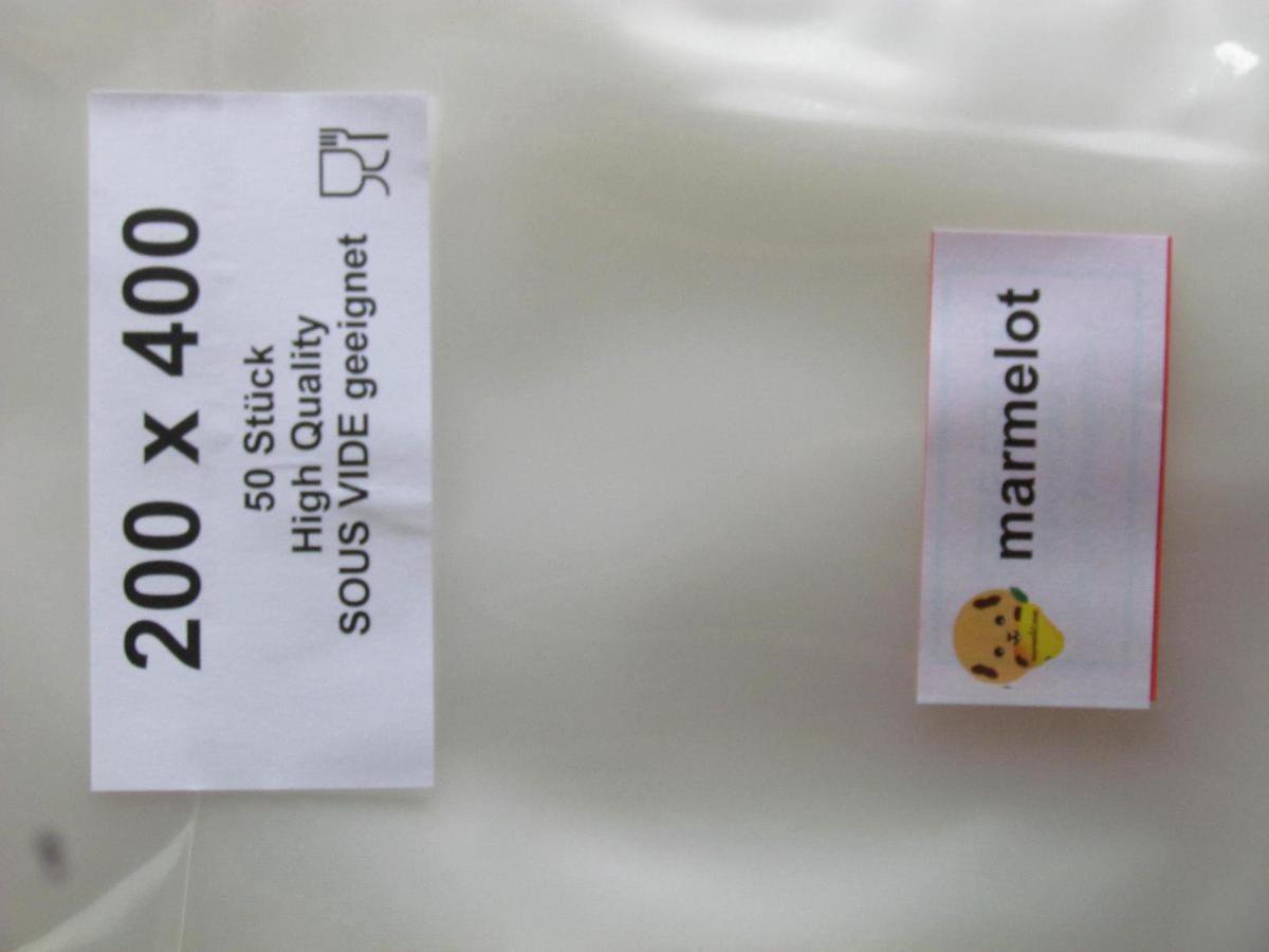 Marmelot Vacuumzakken Microstructuur 20X40cm 100stuks voor alle Merken Vacuum Sealers