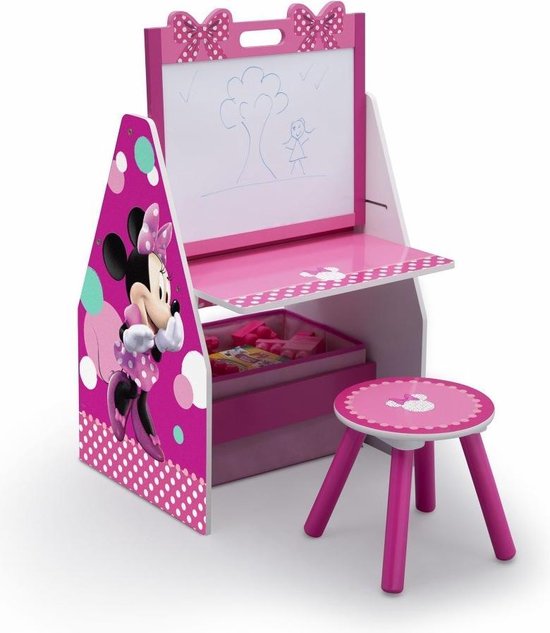 kust donker verwerken Minnie Mouse tekentafel en opbergkast TE87519MN | bol.com