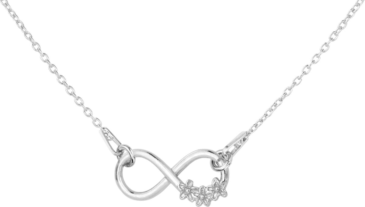 ARLIZI 1316 Ketting Infinity Symbool Hanger - Dames - 925 Zilver - 46 cm