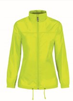 Dames regenkleding - Sirocco windjas/regenjas in het geel - volwassenen L (40) geel
