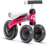 S'COOL Loopfiets PedeX First - driewieler vanaf 1 jaar aarbei rood/petrol