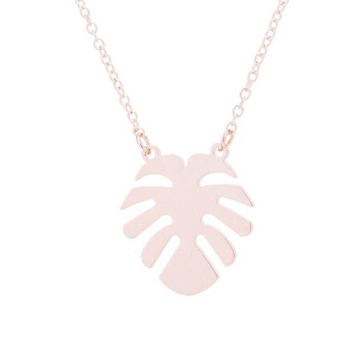 24/7 Jewelry Collection Hawaiiaanse Palmboom Ketting - Hawaï - Hawaii - Rosé Goudkleurig