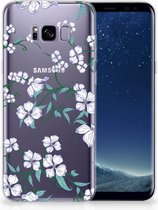 Geschikt voor Samsung Galaxy S8 Plus TPU siliconen Hoesje Blossom White