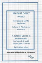 Maths? Don't Panic!