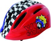 Fietshelm kind 2-8 jaar Rood met racing motief - Limar 124 Racing - Maat S (45-54cm)