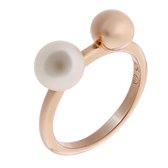 Orphelia ZR-7373/50/RG - Ring Parel - Zilver 925 Rosékleurig - Zoetwaterparel - Maat 50