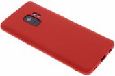 Color Backcover Samsung Galaxy S9 hoesje - Rood