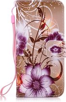 iPhone 7/8 - bookcover - Wallet flip case - Lotus