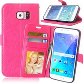 Samsung Galaxy S6 portemonnee hoesje - Roze