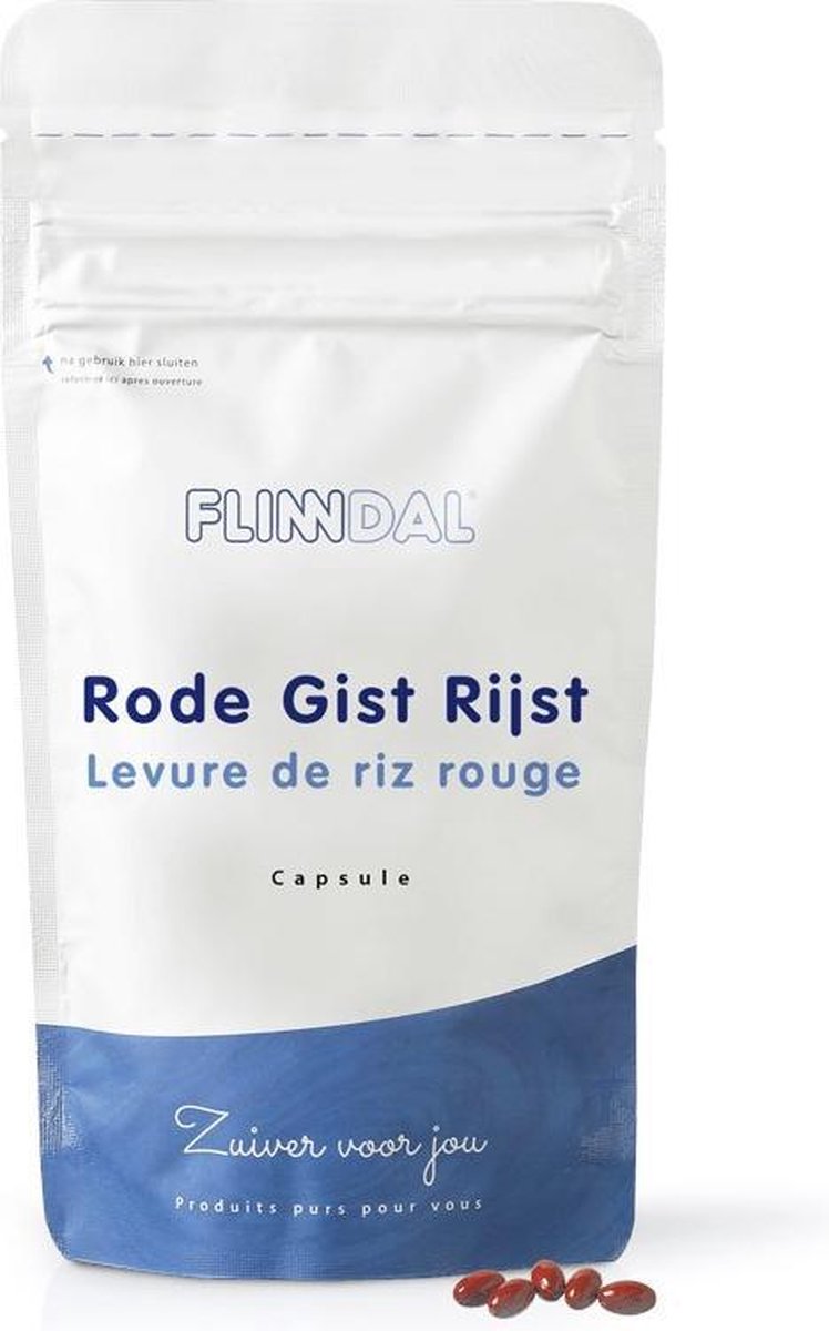 Flinndal Rode Gist Rijst 30 capsules Goed voor het cholesterol