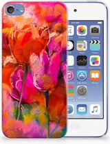 Geschikt voor iPod Touch 5 | 6 TPU Hoesje Design Tulpen