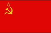 Russische vlag Rusland hamer en sikkel 90 x 150