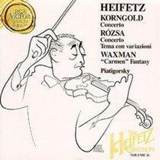 The Heifetz Collection Vol 21 - Korngold, Rozsa, Waxman
