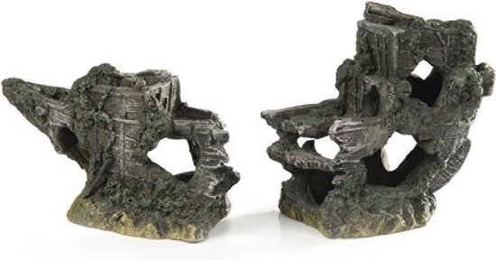Beeztees Scheepswrak - Aquariumdecoratie - S - 25x12,5 cm