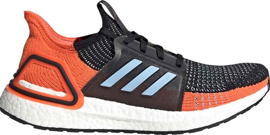 adidas UltraBoost 19 Sportschoenen - Maat 39 1/3 - Vrouwen -  zwart/oranje/blauw | bol.com