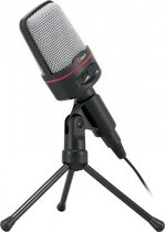C-TECH MIC-02 Table microphone Bedraad Zwart microfoon