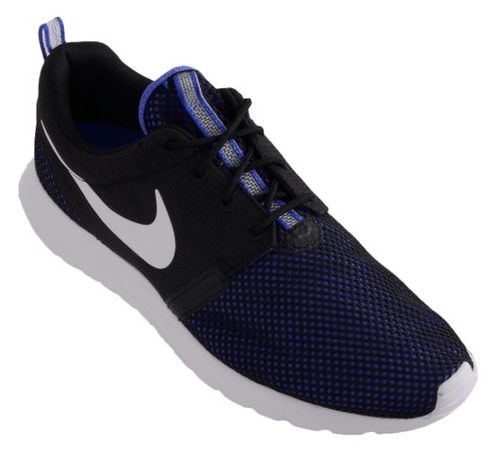 Nike Roshe Run NM BR - Sneakers - Heren - Maat 46 - zwart/paars/wit |  bol.com