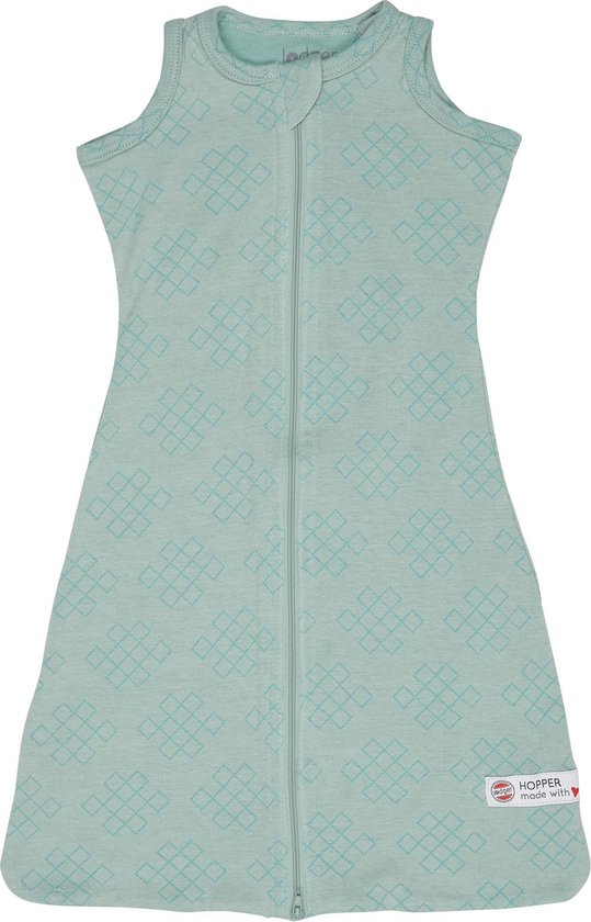 Product: Lodger Baby slaapzak - Hopper Empire - Groen - Mouwloos - 50/62, van het merk Lodger